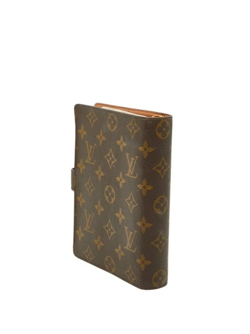 Louis Vuitton Monogram Agenda System Planner Brown Leather